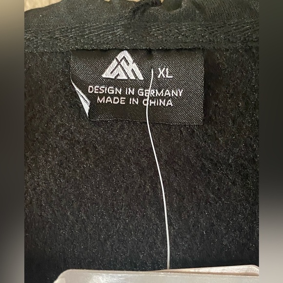 Hooded Jacket, Front Large Square Front Pockets Size XL Unisex Got…Black… - Picture 6 of 8